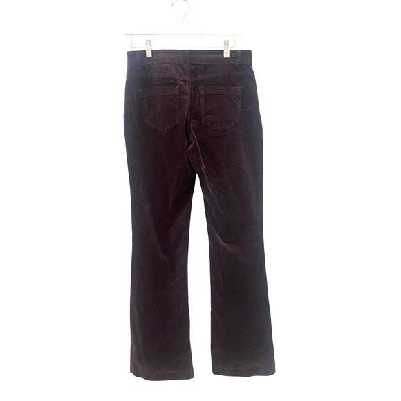 NWT Vero Moda Denim Sz 32 Coffee Bean Brown Flared Cordory PANTS Low Rise - Picture 2 of 8